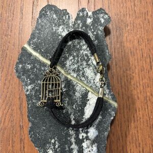 Vintage Bronze Birdcage Bracelet